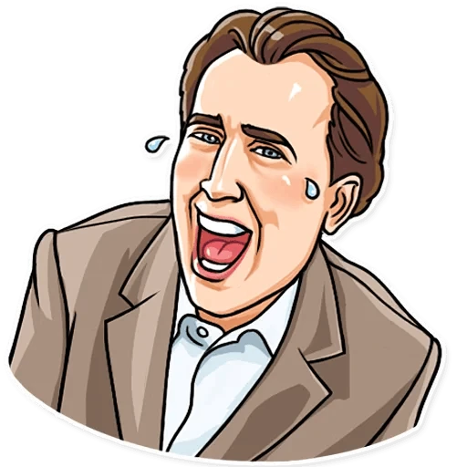 Nicolas Cage  - sticker for 😂