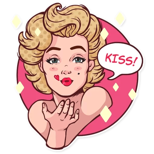 Marilyn Monroe  - sticker for 😘