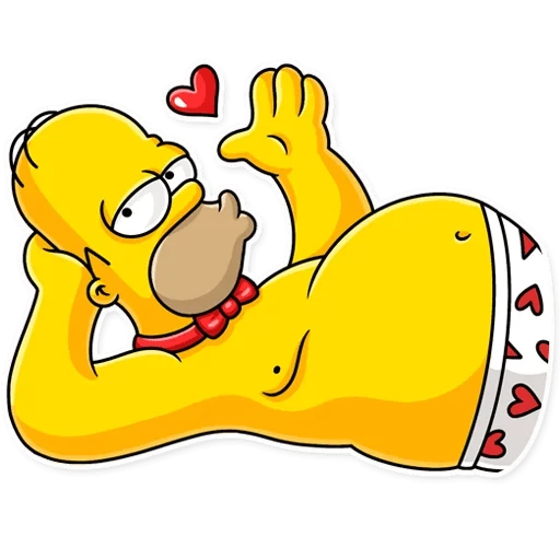 Homer Simpson  - sticker for 😘