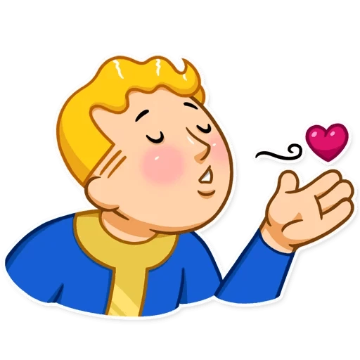 Fallout Vault Boy  - sticker for 😘