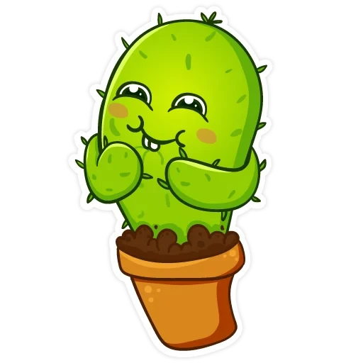 Cactus - sticker for 😏