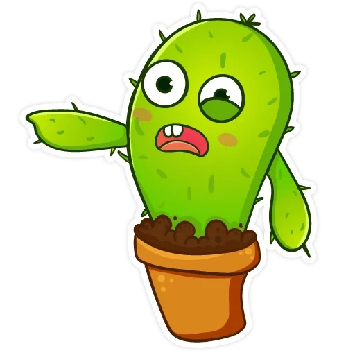 Cactus - sticker for 😱