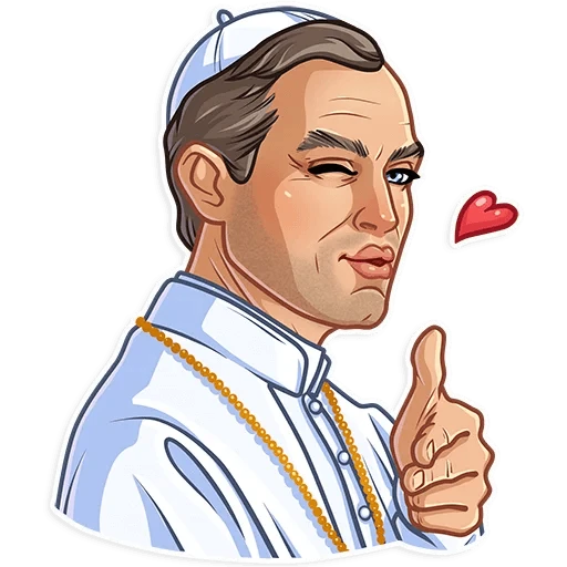 The Young Pope  - sticker for 😘