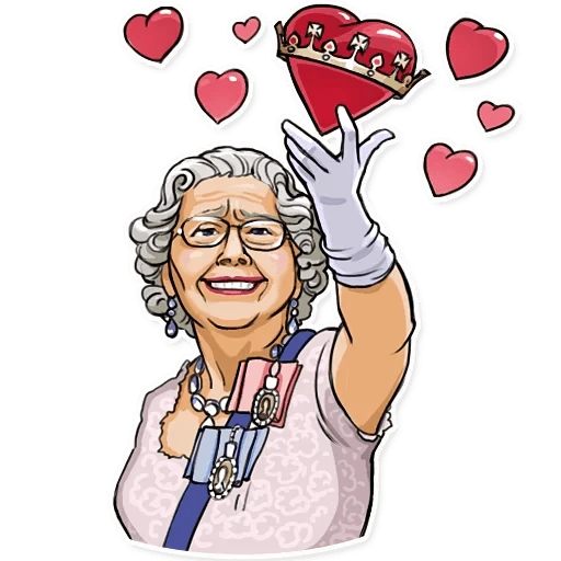 The Queen  - sticker for 😘