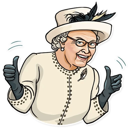 The Queen  - sticker for 👍