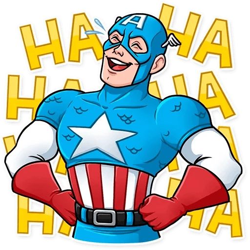 60‘s Captain America  - sticker for 😂