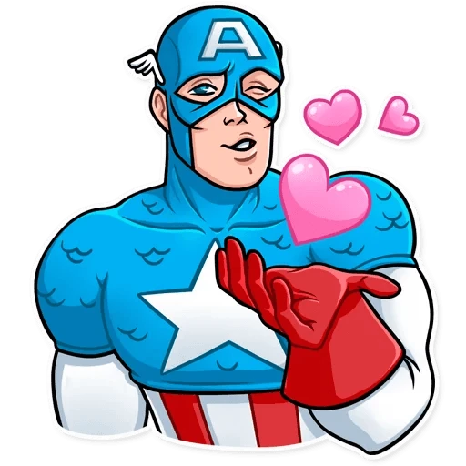 60‘s Captain America  - sticker for 😘