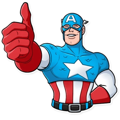 60‘s Captain America  - sticker for 👍