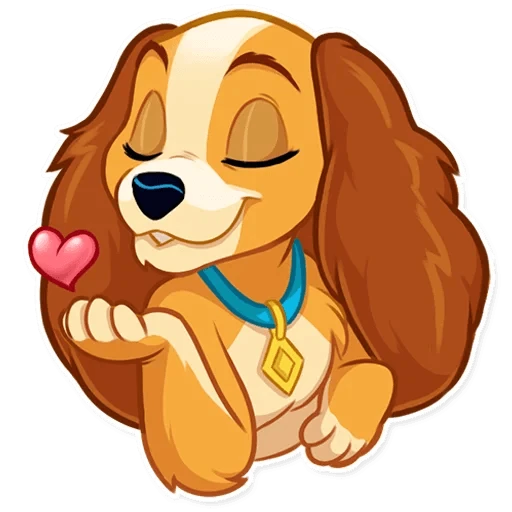Lady and the Tramp  - sticker for 😘