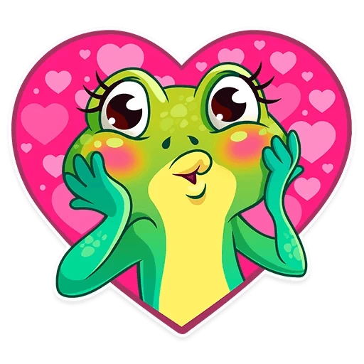 Oliver the Frog  - sticker for 😘