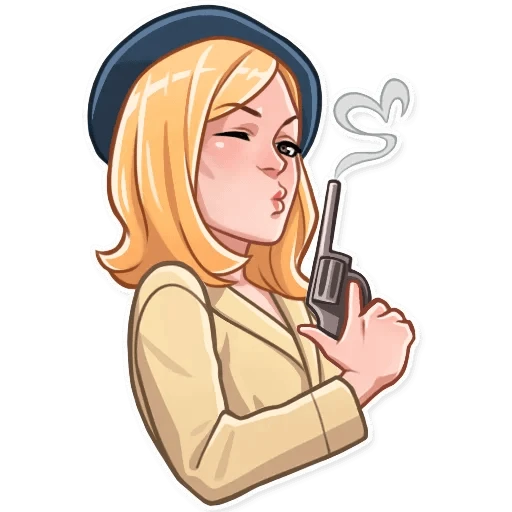 Bonnie and Clyde  - sticker for 😘
