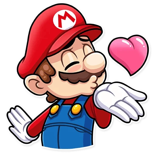 Super Mario - sticker for 😘