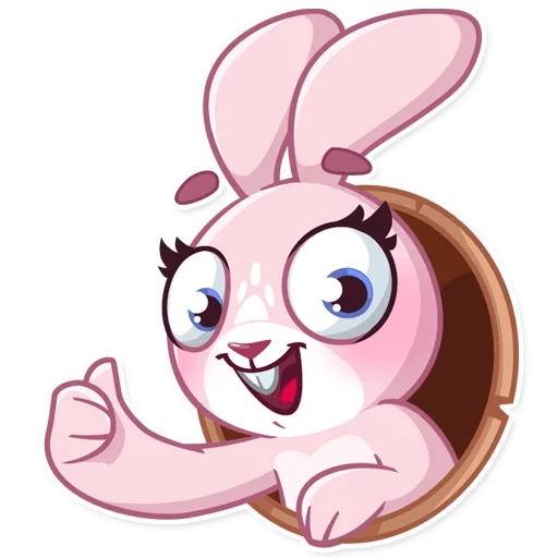 Rosy Bunny  - sticker for 👍