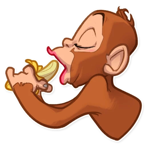 Mona Monkey  - sticker for 🍌
