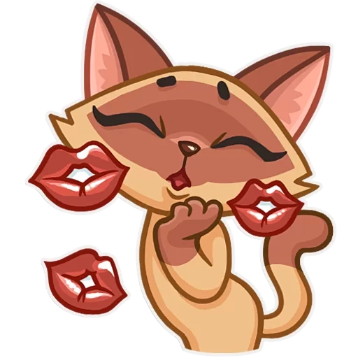 Siamese Kitty - sticker for 💋