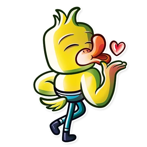 Gus The Duck - sticker for 😘