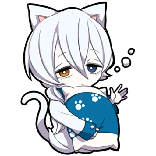 White Kitten - sticker for 😪