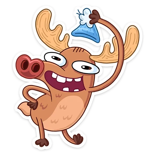 Deer | Олень - sticker for 😌