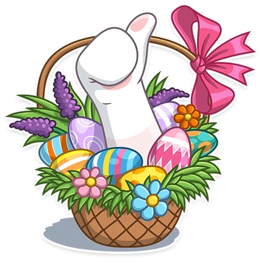 Easter Bear - sticker for 👍