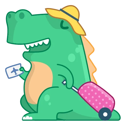 Dino Wa - sticker for 😌