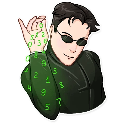 The Matrix  - sticker for 🤏