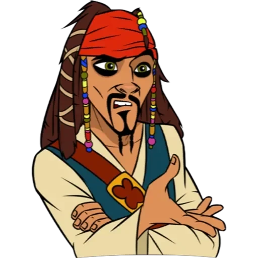 Jack Sparrow - sticker for 🏴