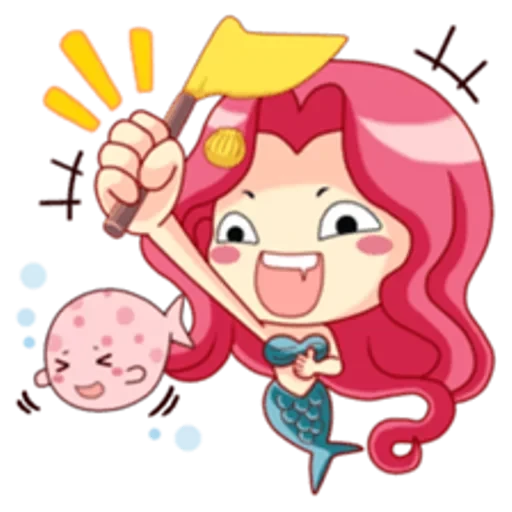 Mermaid Princess - venus - sticker for 🏳️