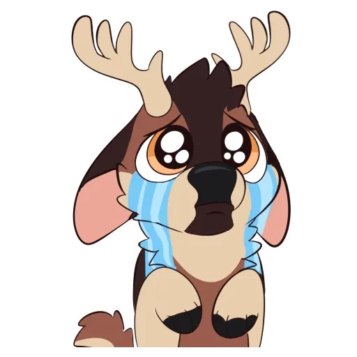 Chantler the Deer - sticker for 😭
