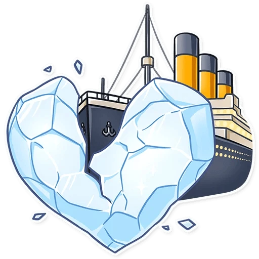 Titanic  - sticker for 💔