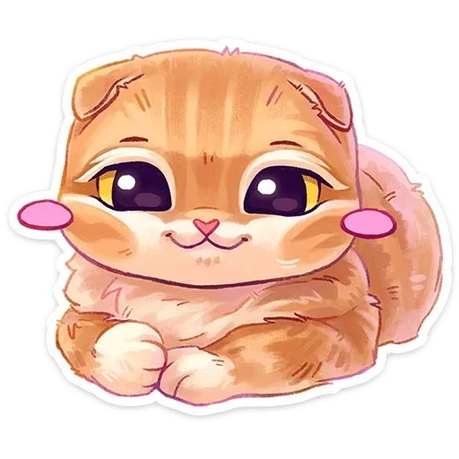 Puffy Cat - sticker for ☺️