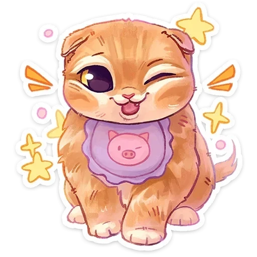 Puffy Cat - sticker for 😉