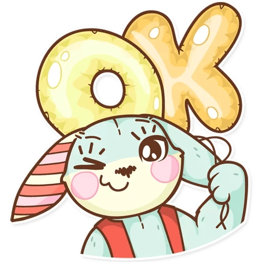 Plush Baby Bunny  - sticker for 👌